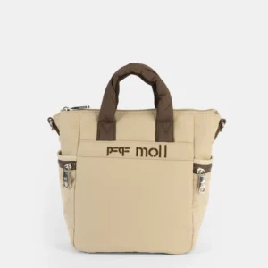 BOLSO MOCHILA BEIGE/MARRÓN 251154 PEPEMOLL