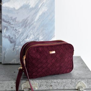 BANDOLERA ANTE TRENZADO GRANATE NOCO