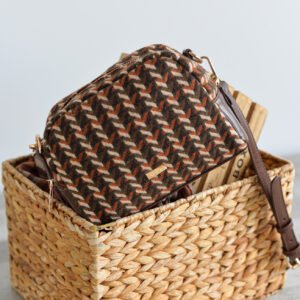 BANDOLERA TEJIDO MARRÓN NOCO